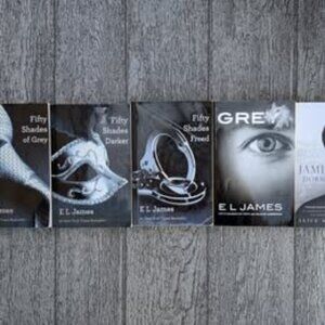 Fifty Shades of Grey books x 3, Grey, Jamie Dornan - all 5 books!